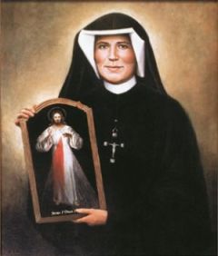 Obtenga este retrato original de Santa Faustina que fue pintado por Janis Blabon e impreso exclusivamente para los Marianos