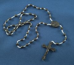 Black Plastic Rosary