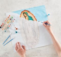 Kit para pintar de Nuestra Señora de Guadalupe
